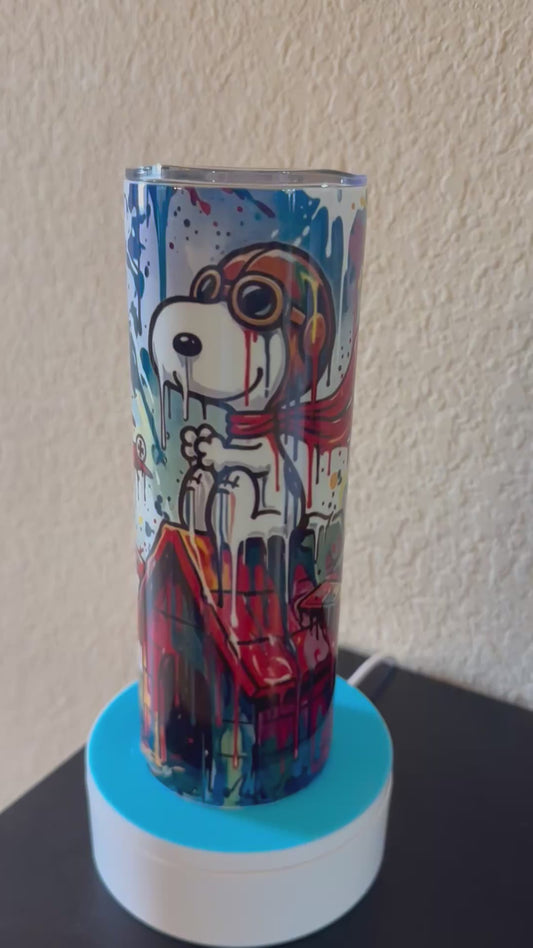 20oz Tumbler (Pilot Dog)