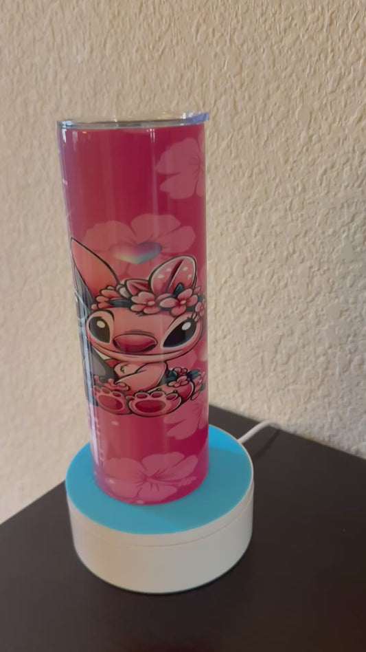 20oz Tumbler (Pink & Blue Alien)